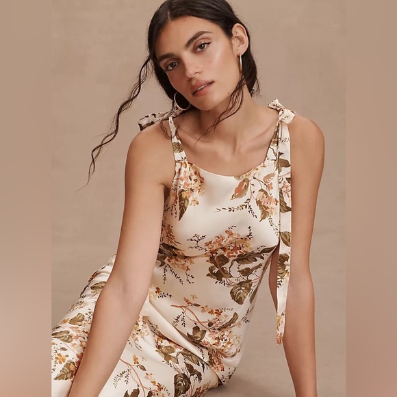 Reformation Aden‎ Silk Dress Midi Sz S NWT - Picture 3 of 9